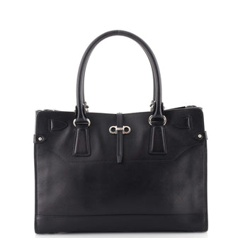 Salvatore Ferragamo Briana Tote Saffiano Leather Small