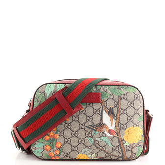 Gucci Camera Shoulder Bag Tian Print GG Coated Canvas Medium
