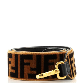 Fendi Strap You Shoulder Strap Zucca Velvet