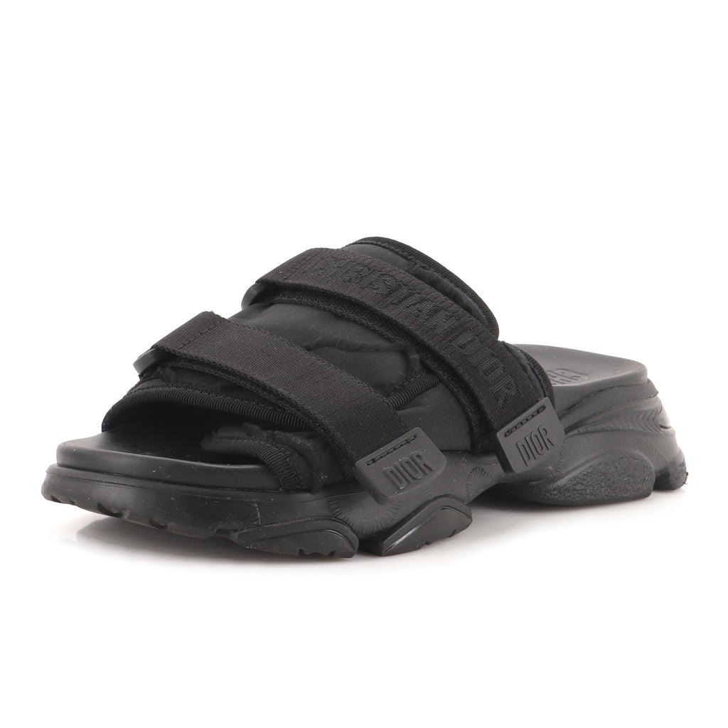 Christian Dior Women's D-Wander Slide Sandals Technical Fabric 172363