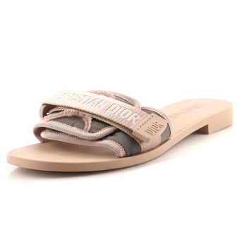 Christian Dior Women's Dio(r)evolution Slide Sandals Technical Fabric