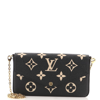 Louis Vuitton Felicie Pochette Bicolor Monogram Empreinte Giant