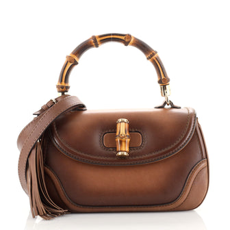 Gucci New Bamboo 1921 Top Handle Bag Leather Medium