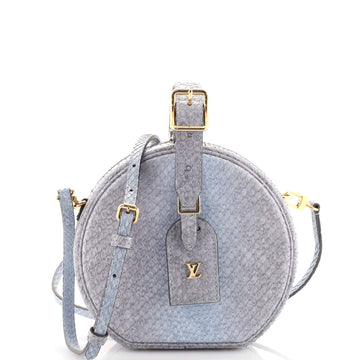 Louis Vuitton Petite Boite Chapeau Bag Python