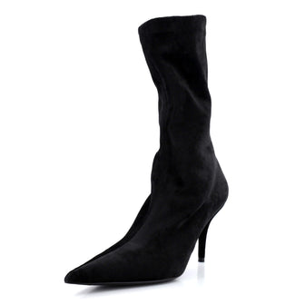 Balenciaga Women's Knife Ankle Sock Boots Velvet