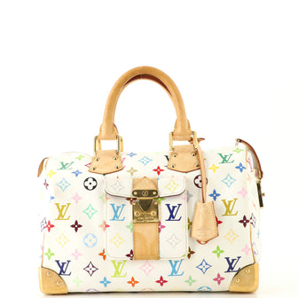 Louis Vuitton Speedy Handbag Monogram Multicolor 30