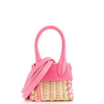 Jacquemus Le Chiquito Osier Bag Raffia and Leather Mini