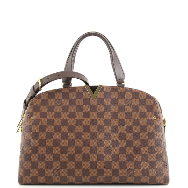 Louis Vuitton Damier Ebene Kensington Bowling Bag - Brown Handle Bags,  Handbags - LOU772898