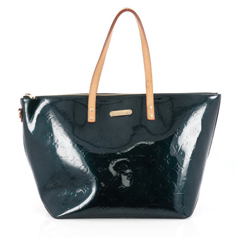 Louis Vuitton Bellevue Handbag Monogram Vernis GM Green
