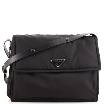 Prada Padded Flap Shoulder Bag Re-Nylon Large