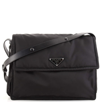 Prada Padded Flap Shoulder Bag Re-Nylon Large
