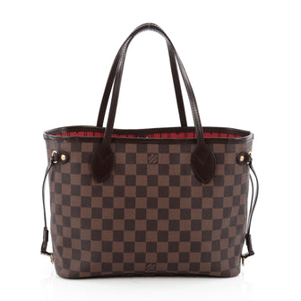 Louis Vuitton Neverfull Tote Damier PM Brown