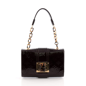 Louis Vuitton Vermont Avenue Handbag Monogram Vernis Red