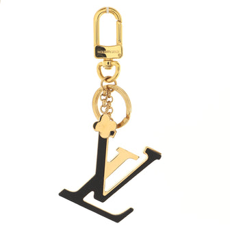 Louis Vuitton LV Capucines Bag Charm and Key Holder Metal with Leather