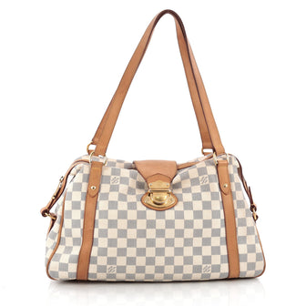 Louis Vuitton Stresa Handbag Damier PM White