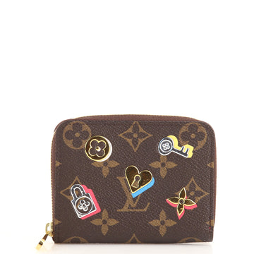 Louis Vuitton Zippy Coin Purse Limited Edition Love Lock Monogram Canvas