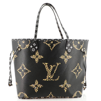Louis Vuitton Neverfull Nm Tote Limited Edition Monogram Jungle
