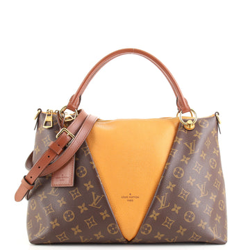 Louis Vuitton V Tote Monogram Canvas and Leather MM
