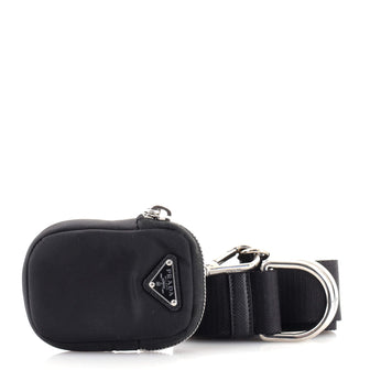 Prada Logo Single Pouch Belt Nylon