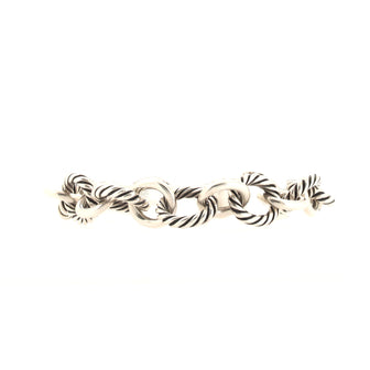 David Yurman Oval Link Bracelet Sterling Silver Large