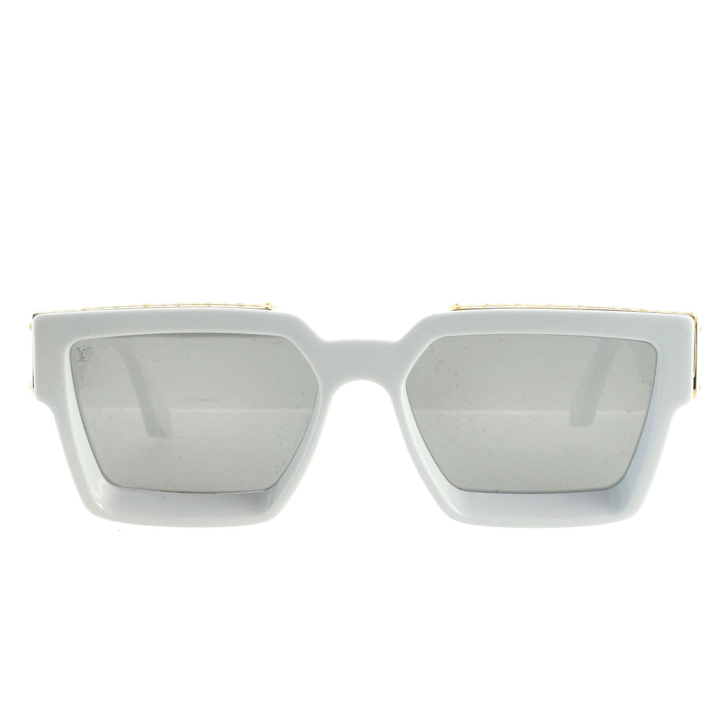Louis Vuitton 1.1 Millionaires Square Sunglasses, White, One Size