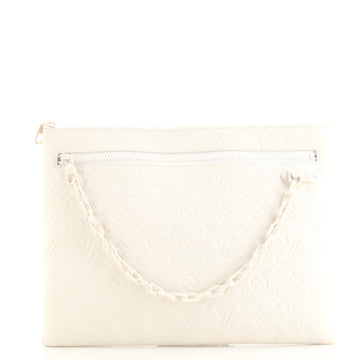 Louis Vuitton A4 Pouch Monogram Taurillon Leather