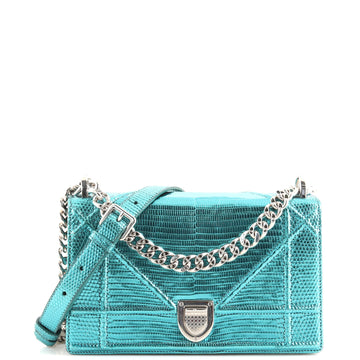 Christian Dior Diorama Flap Bag Cannage Embossed Calfskin Small