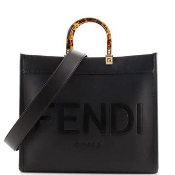 Fendi Sunshine Shopper Tote Leather Medium