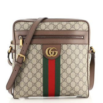 Gucci Ophidia Messenger Bag GG Coated Canvas Medium