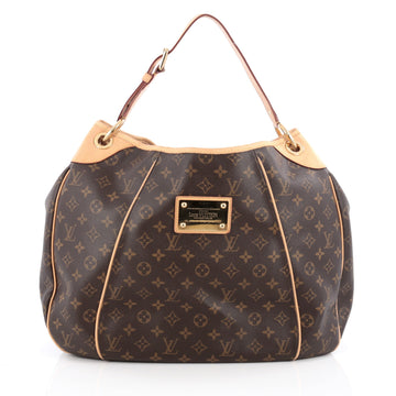 Louis Vuitton Galliera Handbag Monogram Canvas GM Brown