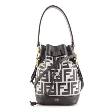 Fendi Mon Tresor Bucket Bag Zucca PU Mini