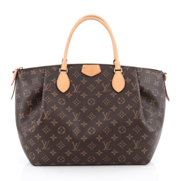 Louis Vuitton Turenne Handbag Monogram Canvas GM Brown