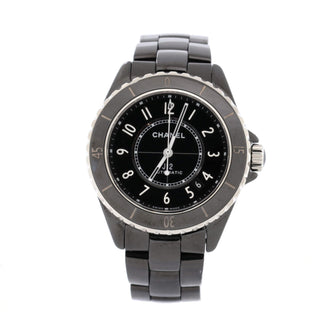 Chanel J12 Automatic Watch Ceramic and Stainless Steel 38