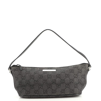 Gucci Boat Pochette GG Denim Small