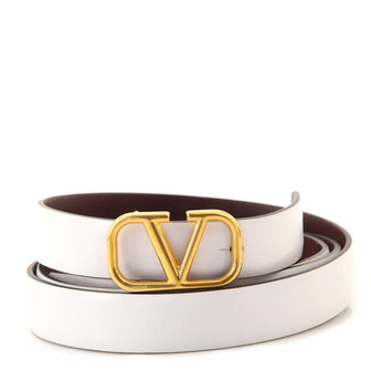 Valentino VLogo Reversible Belt Leather Thin