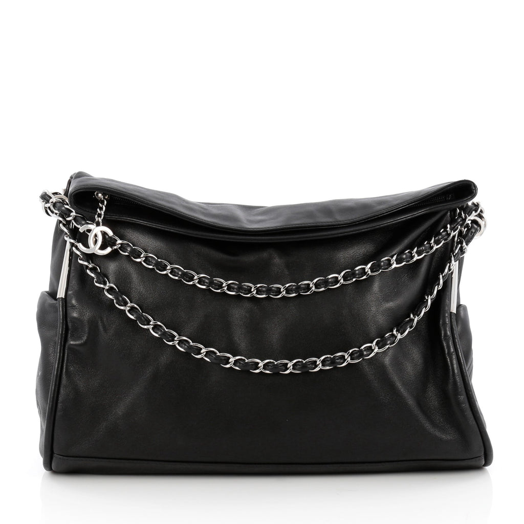 Buy Chanel Ultimate Soft Hobo Leather Large Black 1729201