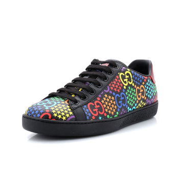 Gucci Ace Sneakers Printed Coated Canvas