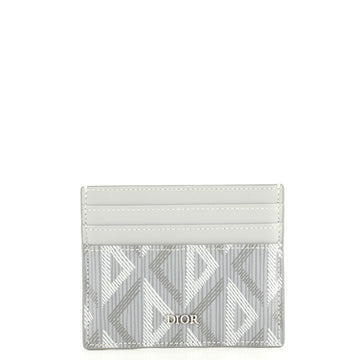 Christian Dior Card Holder CD Diamond Coated Canvas