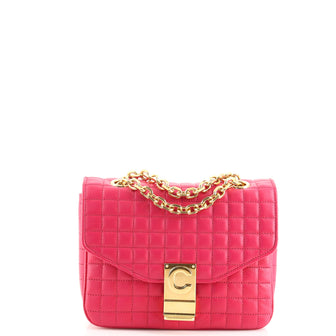 Celine C Bag Quilted Leather Small
