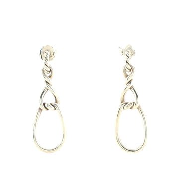 David Yurman Continuance Triple Drop Earrings Sterling Silver