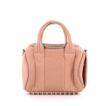 Alexander Wang Rockie Satchel Leather Mini Pink
