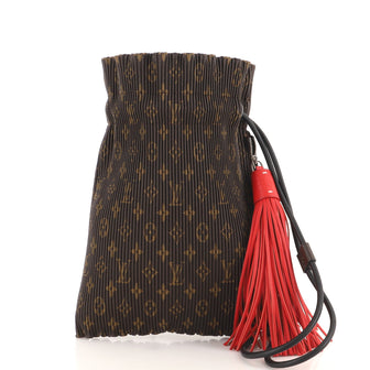 Louis Vuitton Explorer Shoulder Bag Pleated Monogram Canvas PM Brown  125209207