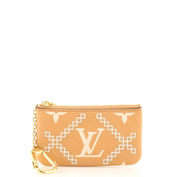Louis Vuitton Key Pouch Monogram Empreinte Giant Broderies