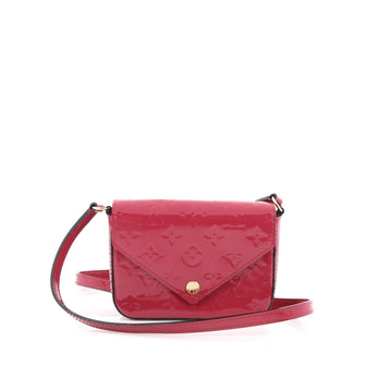 Louis Vuitton Sac Lucie Handbag Monogram Vernis Mini Pink