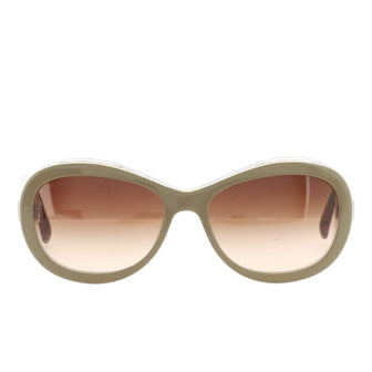 Chanel CC Oval Sunglasses Acetate