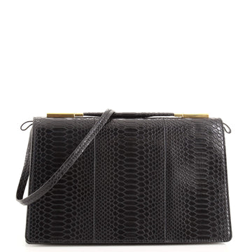 Stella McCartney Flo Shoulder Bag Faux Python Medium