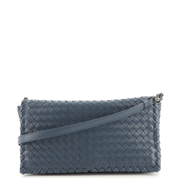 Bottega Veneta Convertible Flap Crossbody Bag Intrecciato Nappa Small