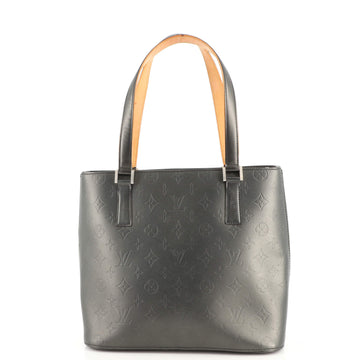 Louis Vuitton Mat Stockton Handbag Monogram Vernis