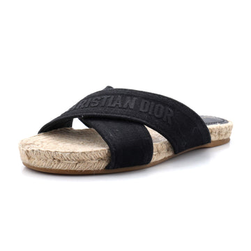 Christian Dior Women's Granville Slide Espadrilles Cotton