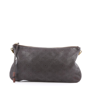 Louis Vuitton Onatah Pochette Mahina Leather Brown